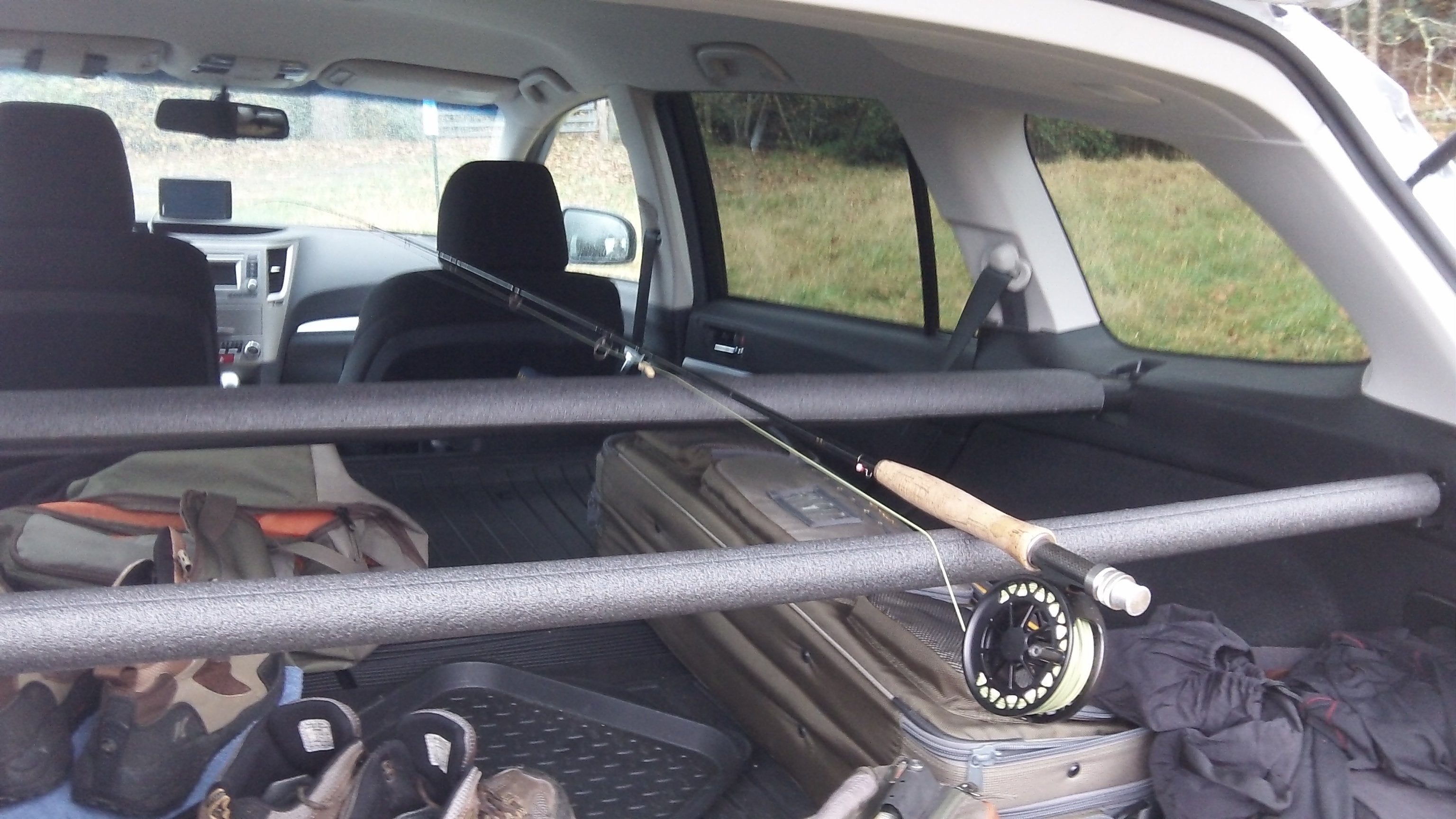 Interior Fishing Rod Carrier