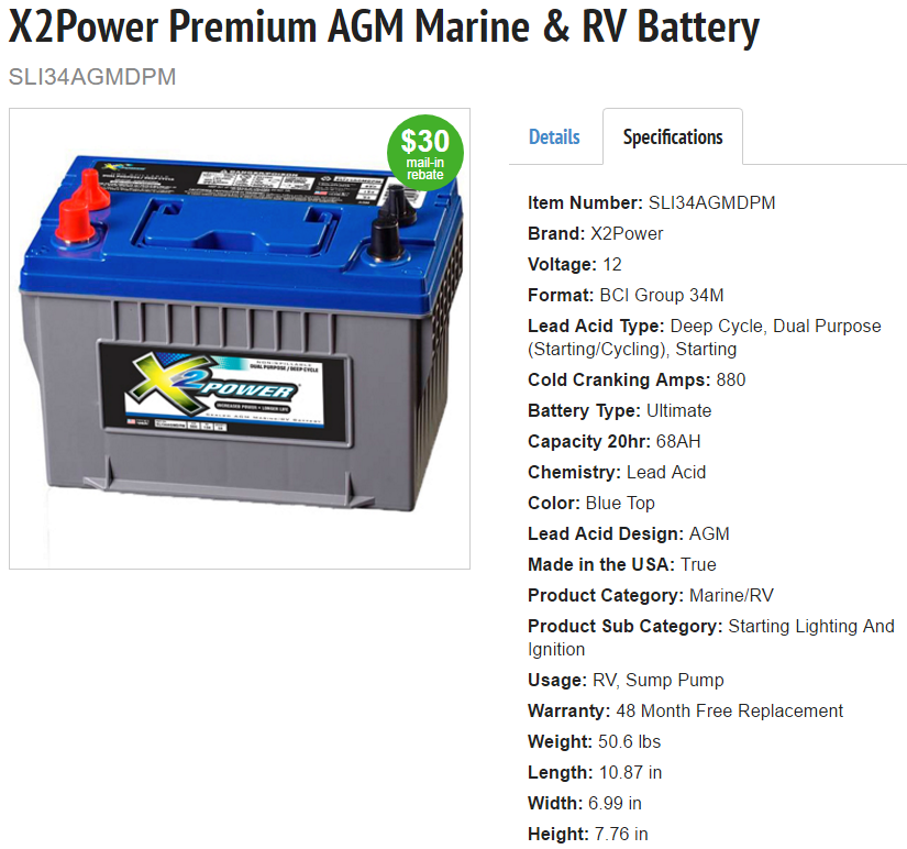 Everstart Maxx Battery Size Chart